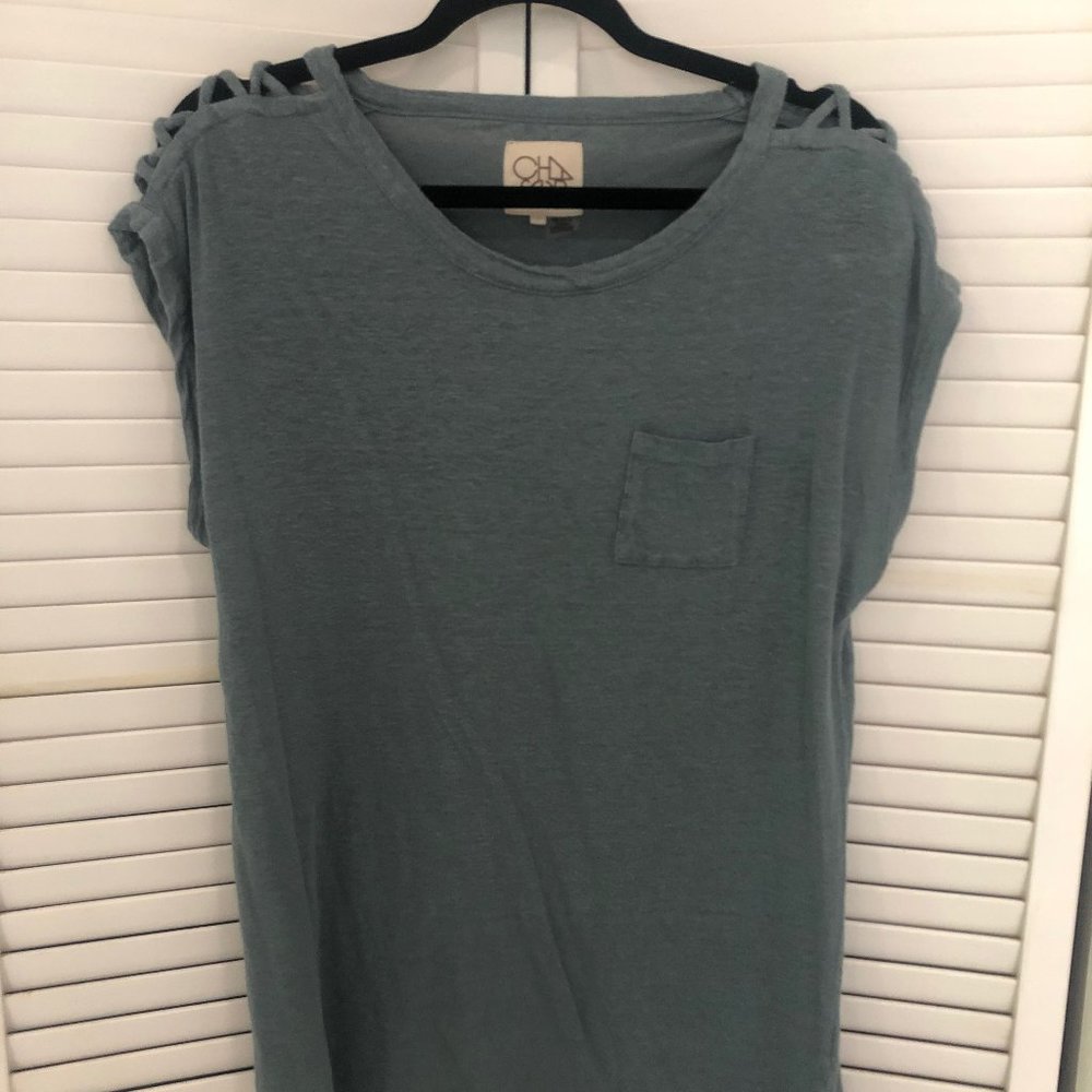 Criss Cross Sleeve Top